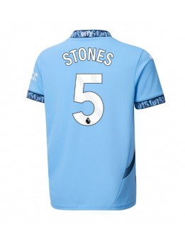 Muži Futbalové oblečenie Manchester City John Stones #5 2024-25 Krátky Rukáv - Domáci